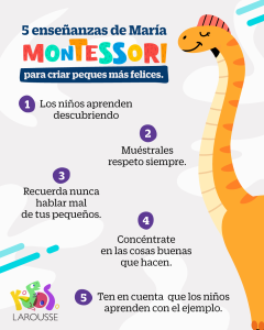 5 enseñanzas de María Montessori para criar peques más felices